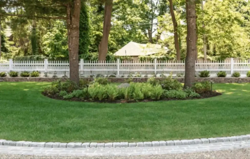  StoneMasonry to line the driveway