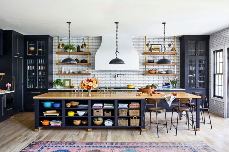 Floating Kitchen Shelves